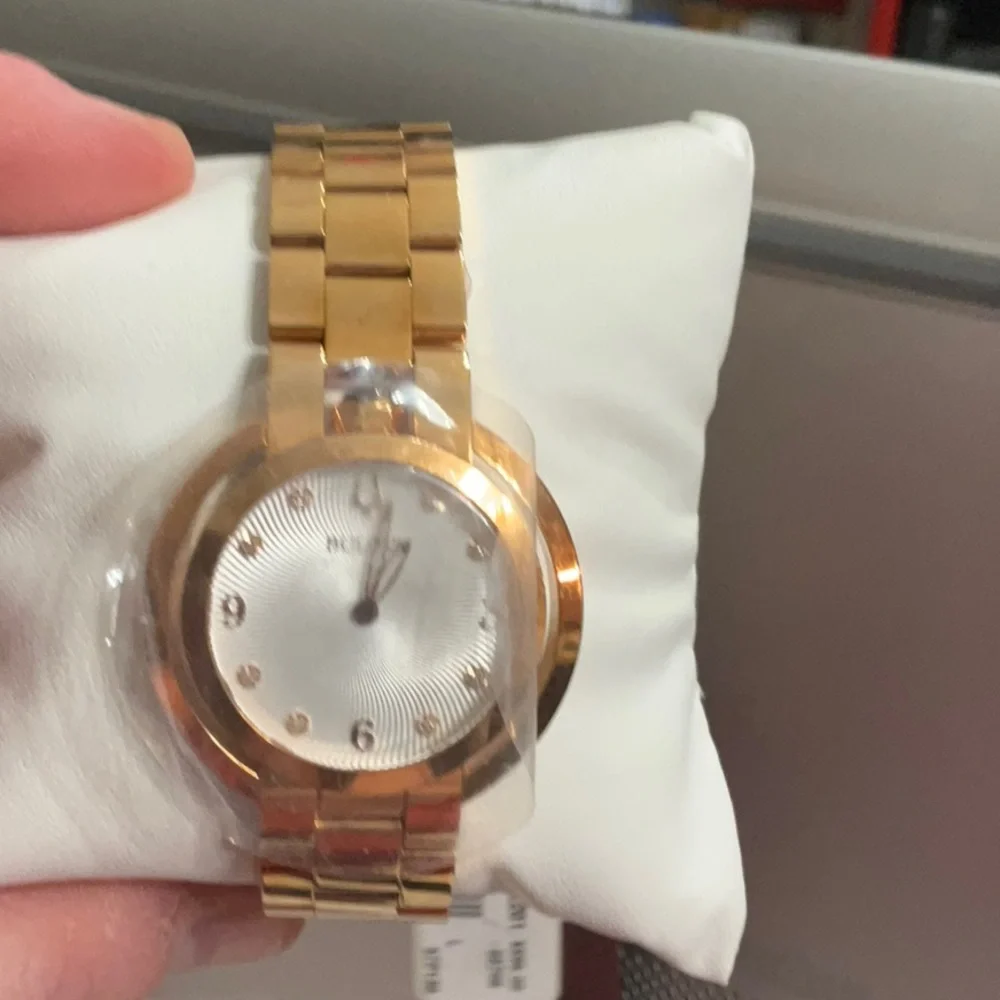NWT Bulova Rose Gold Watch - Picture 10 of 13